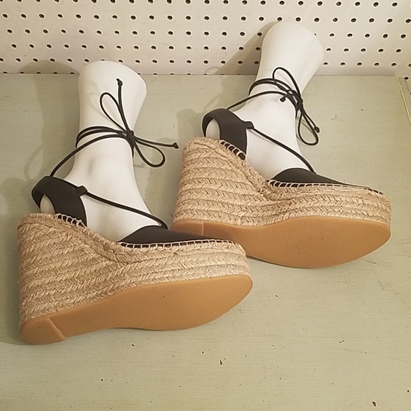 ysl espadrille wedges